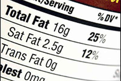 Nutrition facts label to be updated