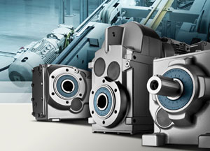 The Siemens Simogear gear motor for conveyor applications in the packaging industry