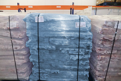 Detectamet's new detectable pallet wrap helps reduce food contamination caused by packaging materials.