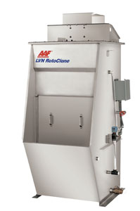 the AAF International Type LVN RotoClone hydrostatic precipitator