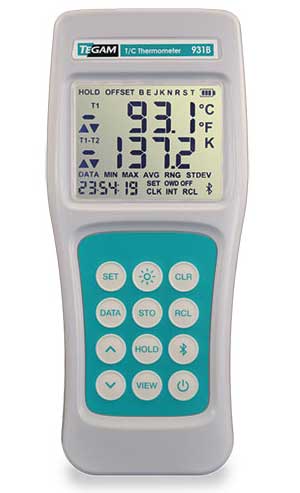 TEGAM's Model 931B data-logging thermometer