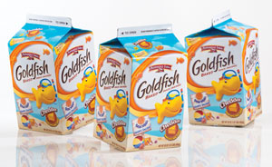 goldfish new packaging paperboard
