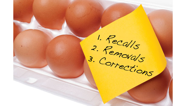 eggs recall removals corrections