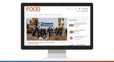 Register for FOOD ENGINEERING website access