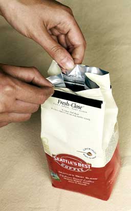 How to Open Coffee Bag 