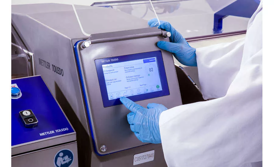 Metal Detector Food Inspection Touchscreen Mettler Toledo