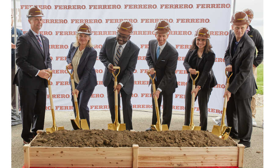 Ferrero breaks ground on its first chocolate processing facility in the  U.S.