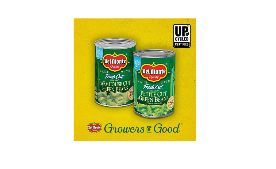 Del Monte Foods debuts upcycled certified green beans range