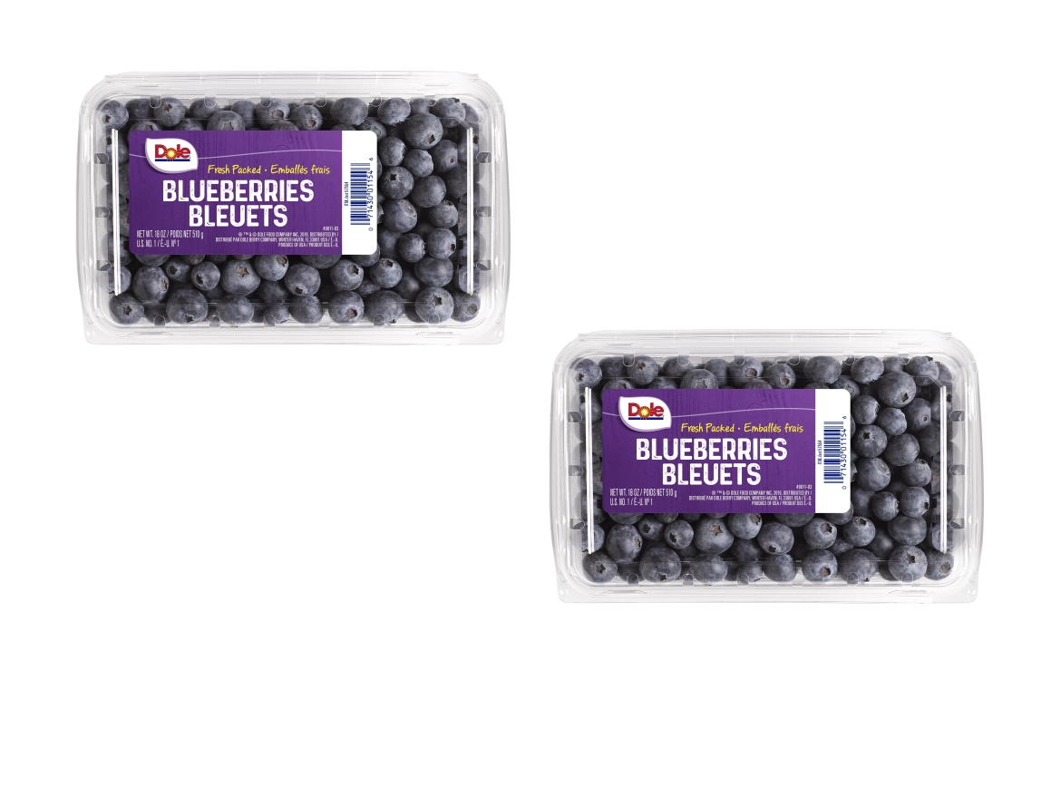 Limited number of cases of Dole Fresh Blueberries recalled due to potential Cyclospora contamination
