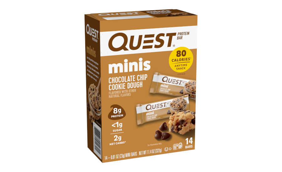 Quest debuts mini protein bars in 2 flavors