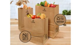 Image of Duro's paper bags holding produce