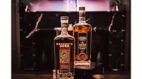 Heaven's Door bourbon with a dark background