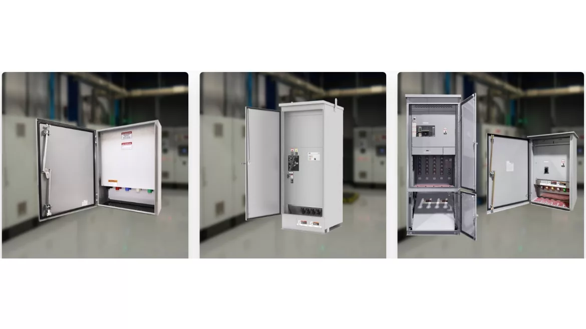 Image of three power switch enclosures