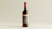 A wine bottle A wine bottle
