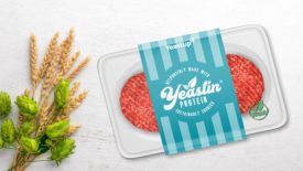 Yeastup's burger patty containing Yeastin