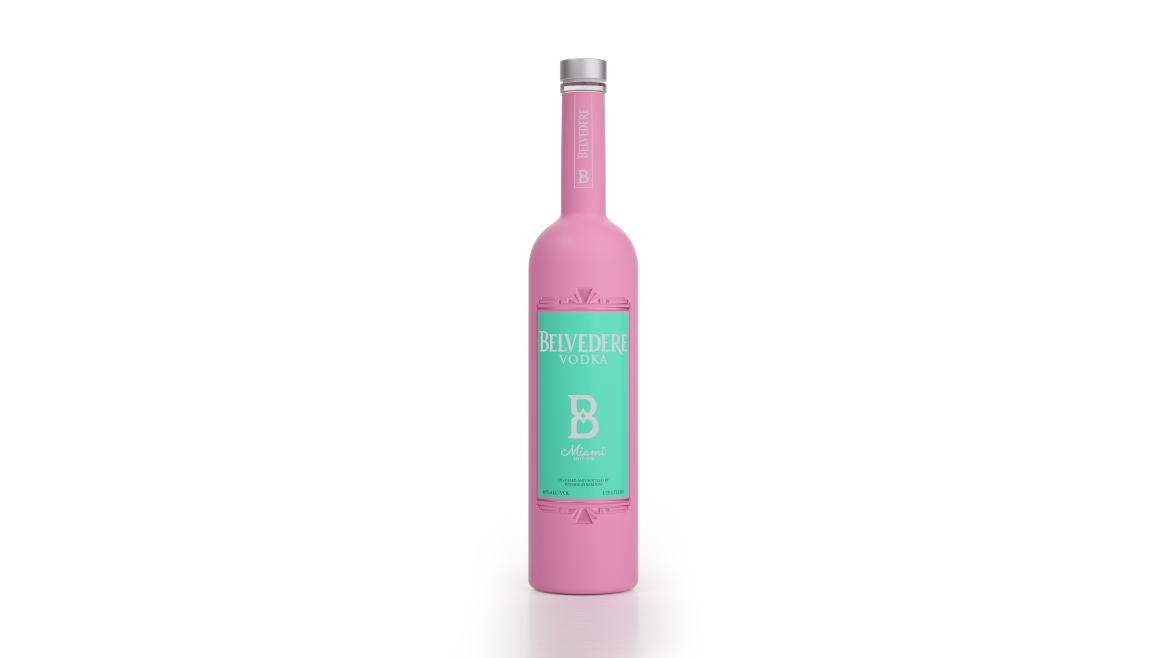 Belvedere Vodka new limited edition Miami Bottle