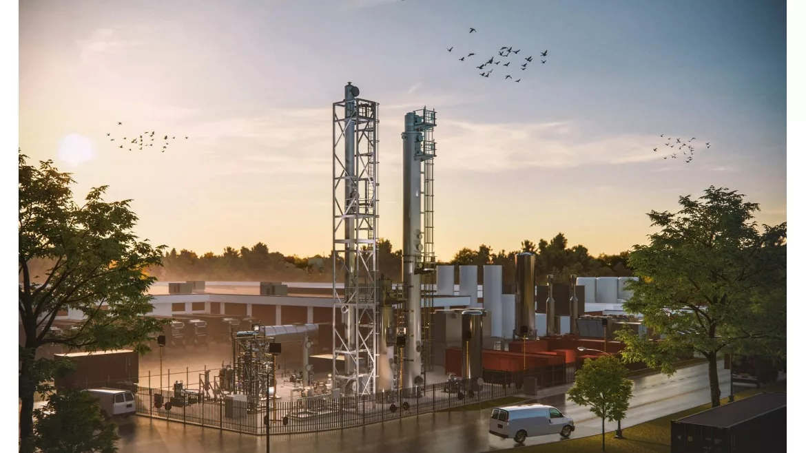 Quadgeneration Plant Rendering