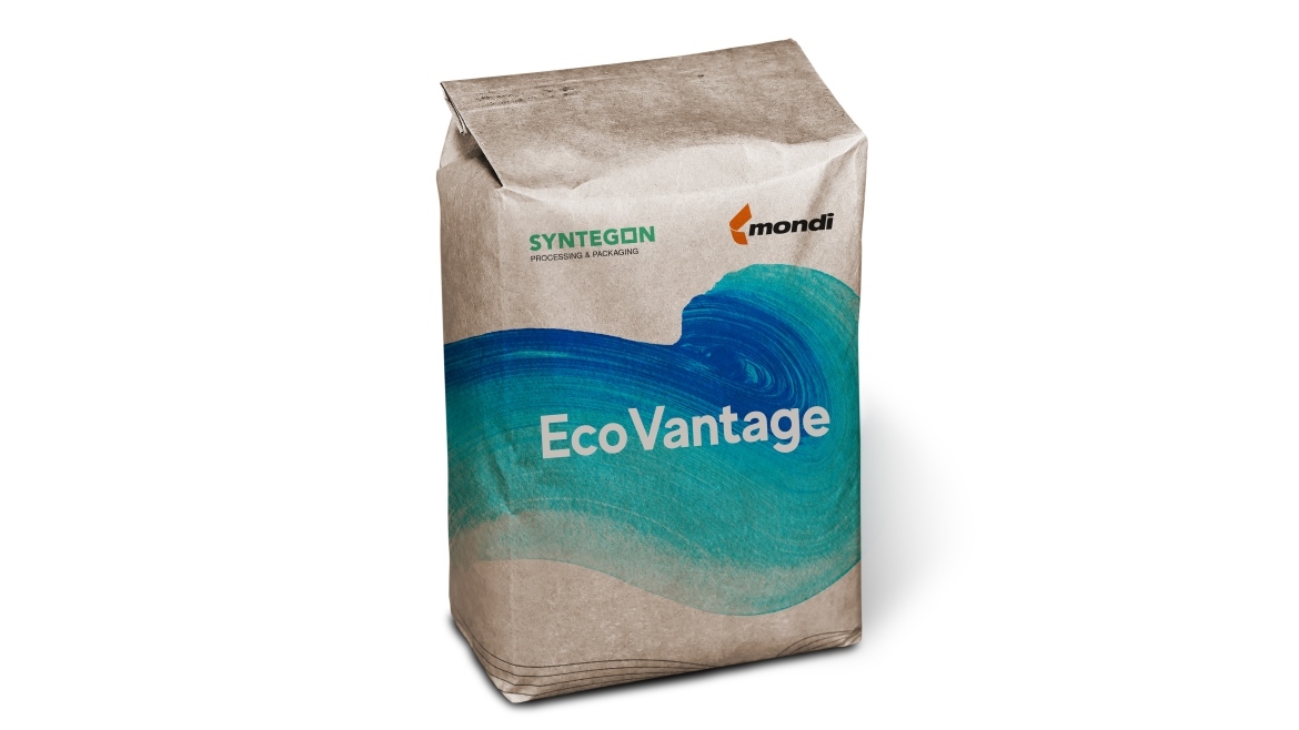 Mondi and Syntegon's recycled paper packaging example