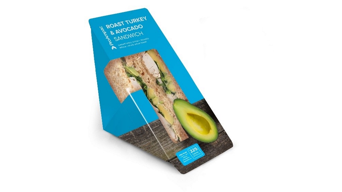 ProAmpac's wedge-shaped modified atmosphere sandwich packaging.