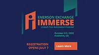 Emerson Exchange Immersive logo Emerson Exchange Immersive logo
