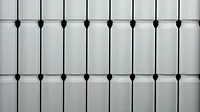 White aluminum cans stacked next to and on top of each other White aluminum cans stacked next to and on top of each other