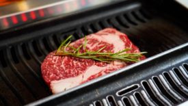 image of beef on a grill