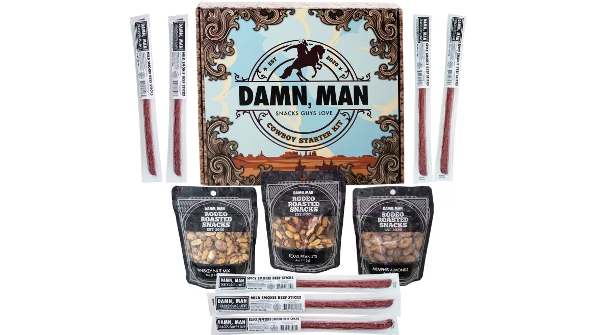 Damn, Man Snacks Cowboy Starter Kit