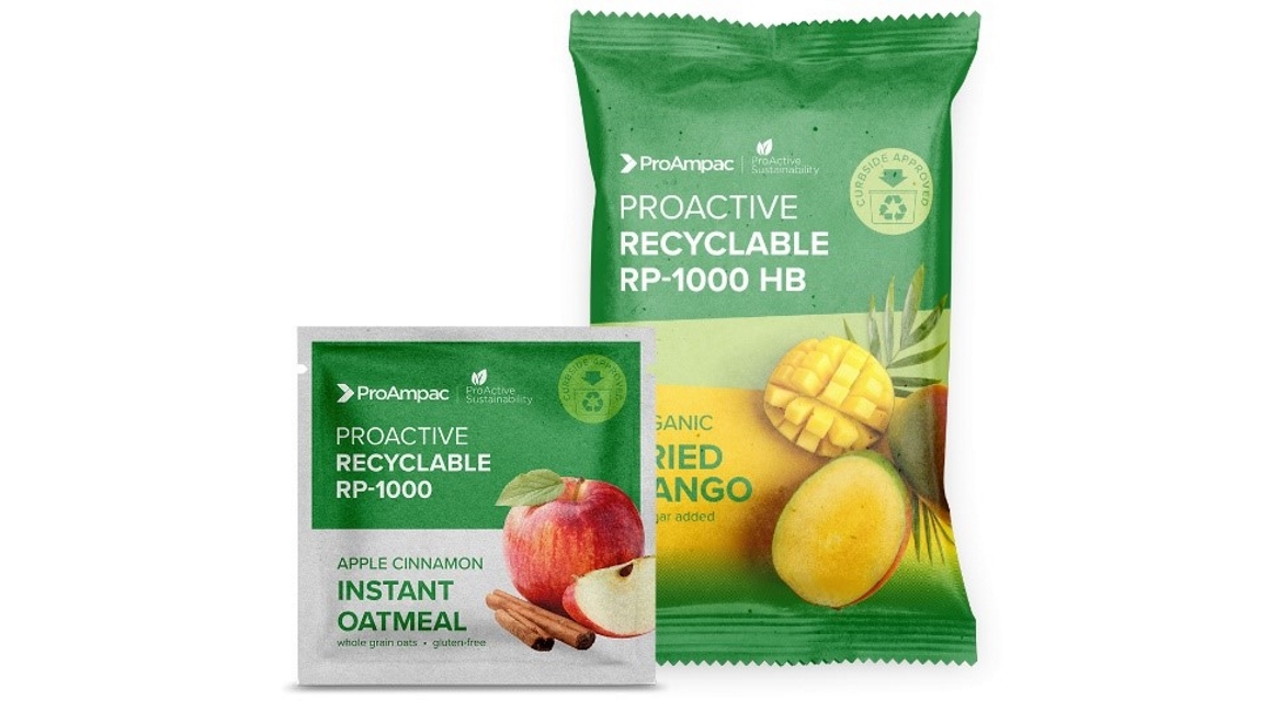 Pro Ampac's recyclable paper pouch packaging 