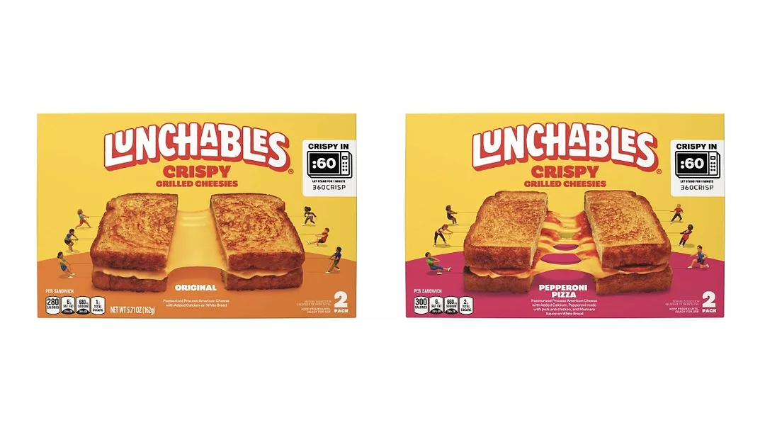 Grilled Cheesies family food packaging