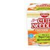 The new Cup Noods packaging from Nissin Foods