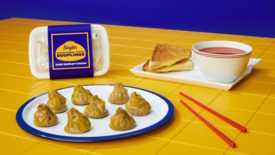 KRAFT Singles’ Souplingsare tomato soup and grilled cheese, made with KRAFT Singles