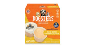 Dogsters Pumpkin-flavored ice cream treat for dogs 