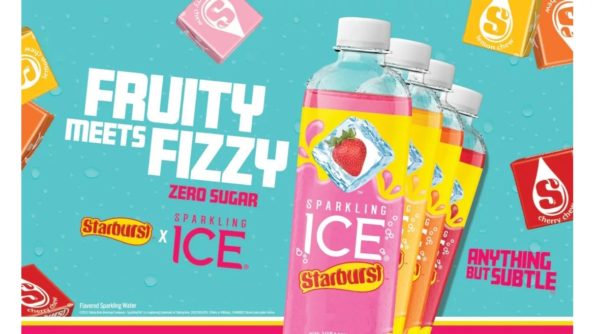Talking Rain Beverage Co. announced the launch of Sparkling Ice STARBURST
