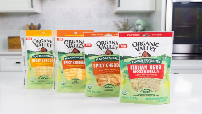 Organic Valley introduced a new line of organic cheeses