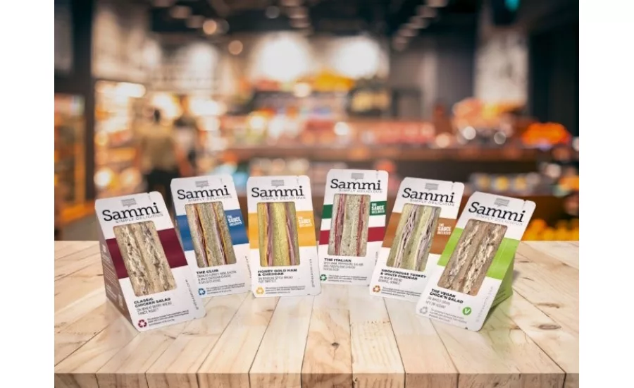 The ProAmpac RAP Sandwich Wedge incorporates a carton board structure with a thin transparent film liner