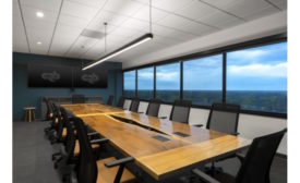 A conference room in CRB's new St. Louis office