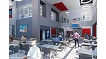 Wells Enterprises' Dunkirk cafeteria rendering