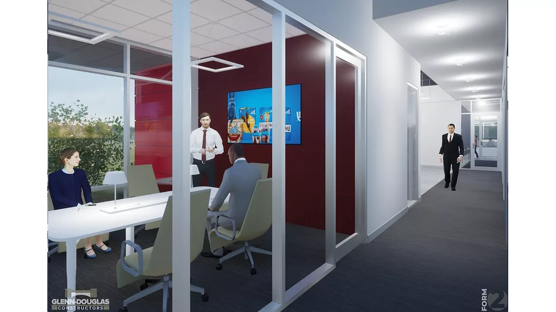 Wells Enterprises' Dunkirk meeting room rendering