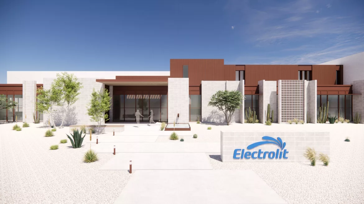A rendering of Electrolit's new Waco facility