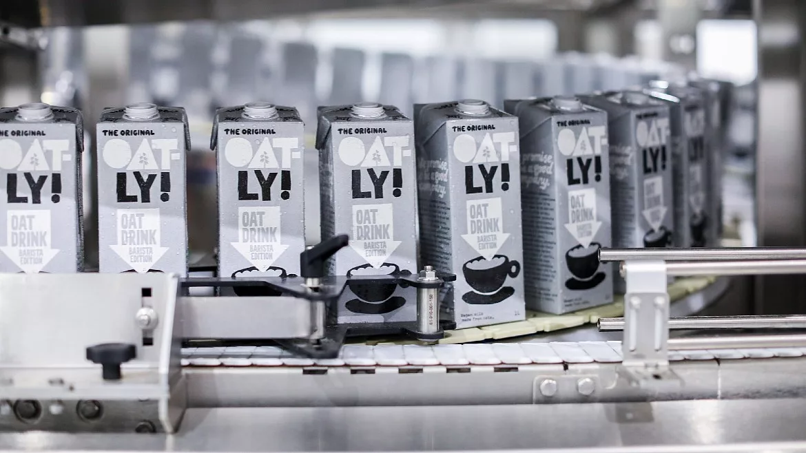 Oatly production line