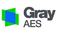 Gray AES logo Gray AES logo