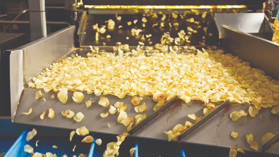 Potato chip production