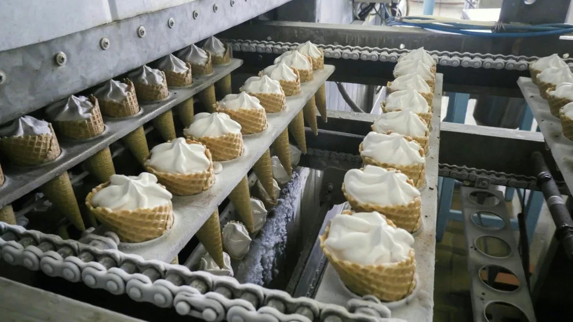 Ice cream production