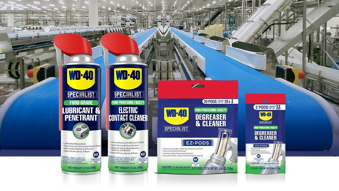 WD-40 Brand Introduces Food-Grade and Food-Processing Solutions