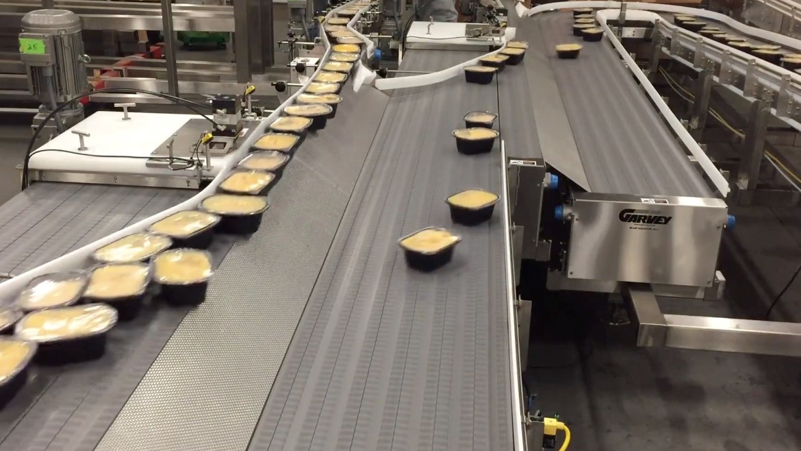 Garvey Releases 3D Infinity Accumulation Table for Frozen Food Production