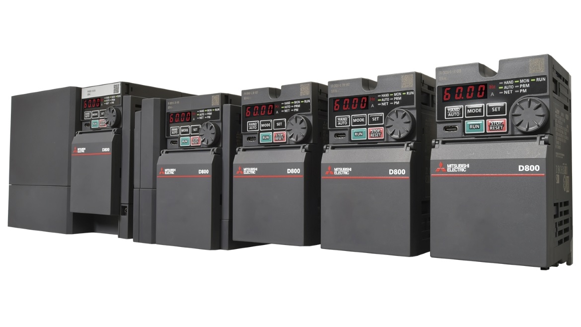 Mitsubishi Electric Unveils FR-D800 Series Inverters