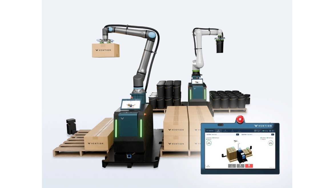 Vention Launches Modular Palletizer to Power End-of-Line Automation