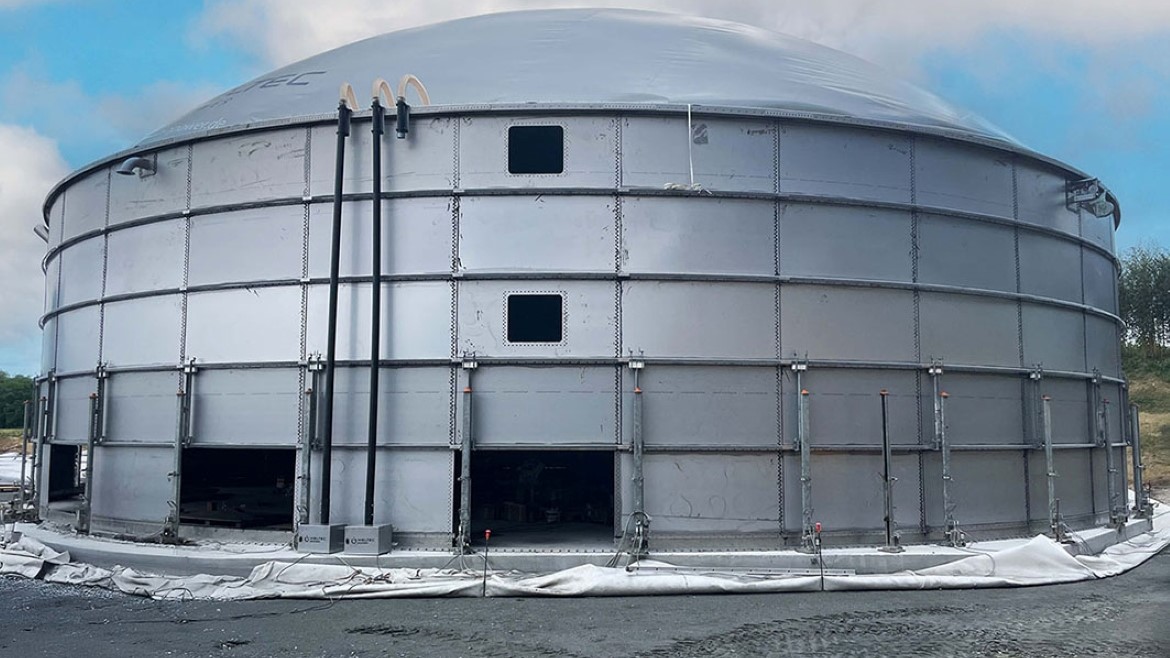 Outside of WELTEC Beef Producer Biomethane Plant