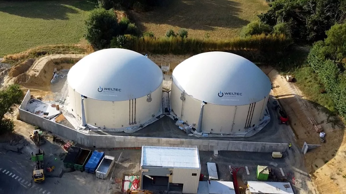 WELTEC Beef Producer Biomethane Plant from Above