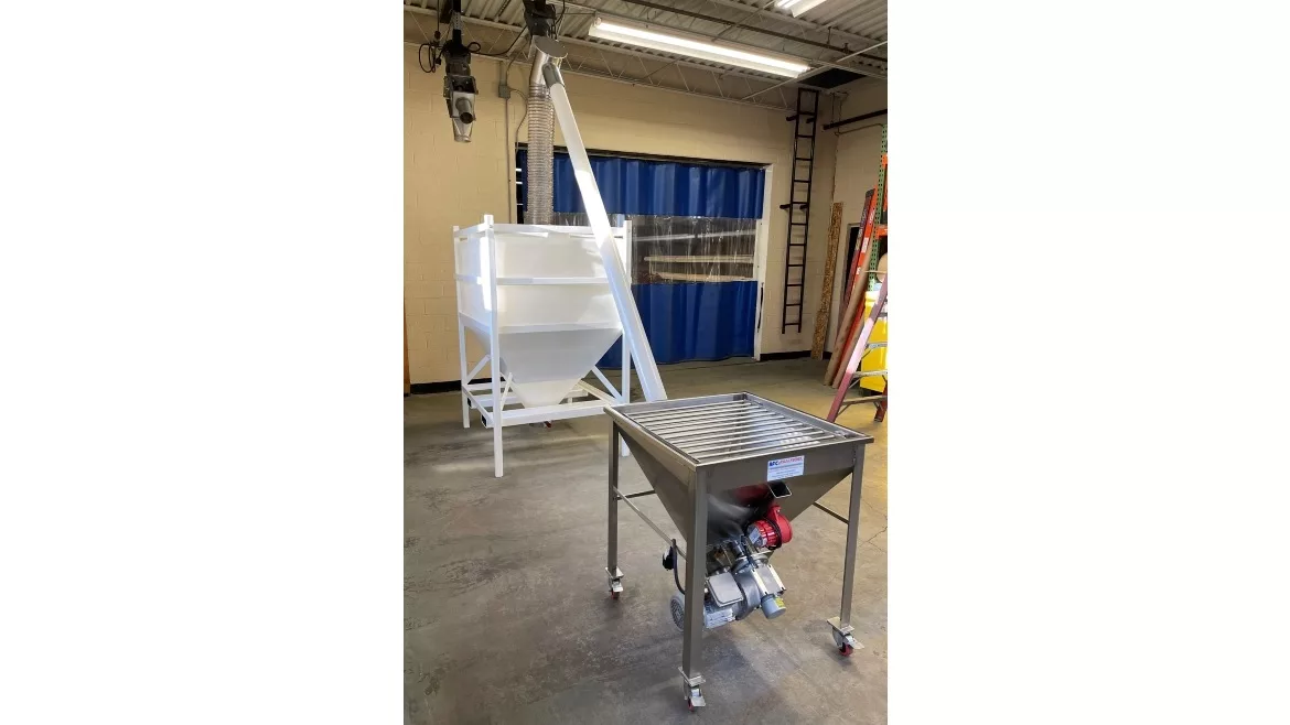 AFC SPIRALFEEDER Conveyor with IBC